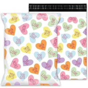 20 Valentine's Day 10x13 Poly Mailers